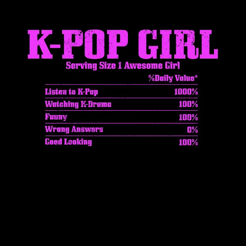 K-Pop Fan cadeau musique pop coréenne