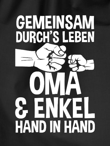 Oma Großmutter und Enkel