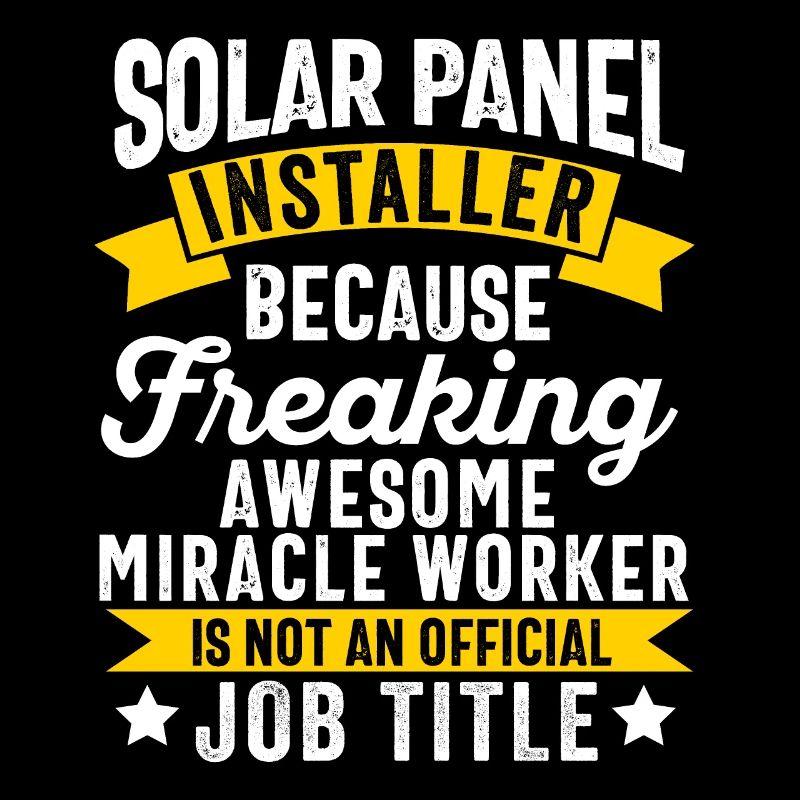 Solarpanel-Installateur Techniker Männer Erneuerbar