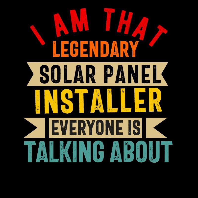 Solarpanel-Installateur Techniker Männer Erneuerbar