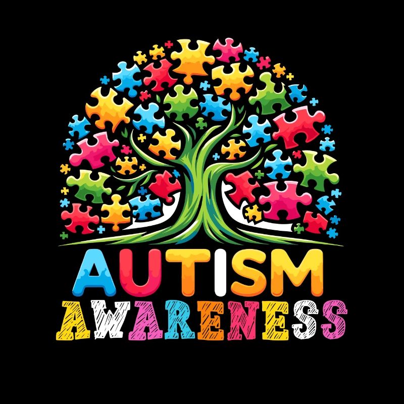 Autism Awareness puzzles piece