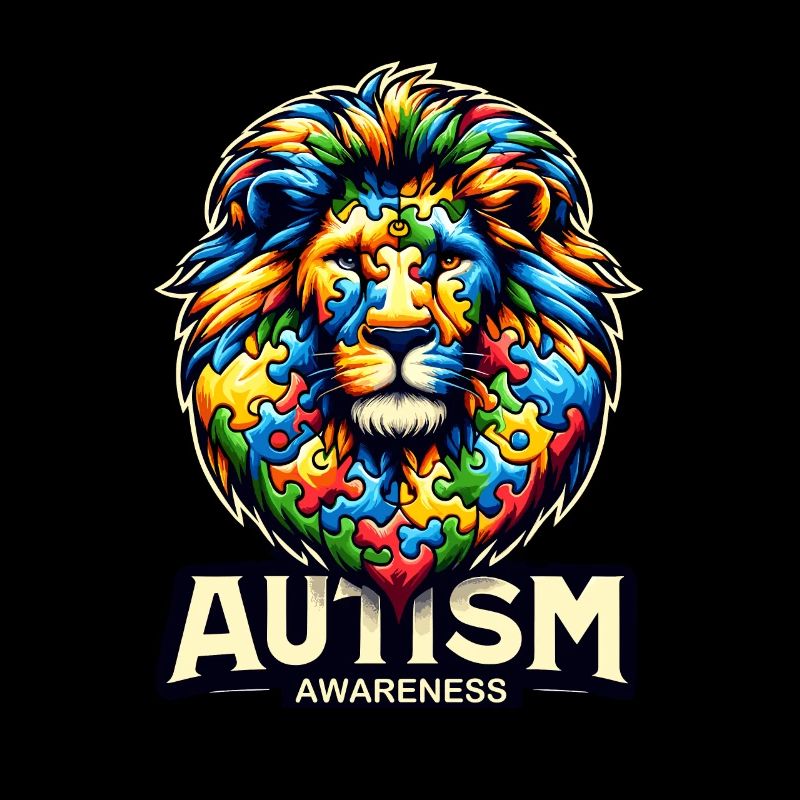 Autism Awareness puzzles piece