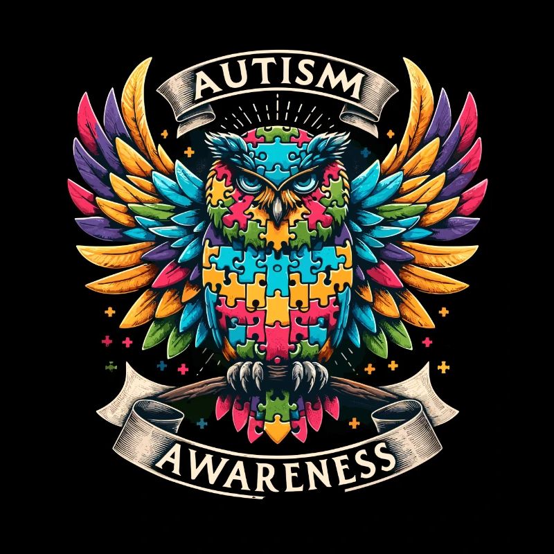 Autism Awareness puzzles piece