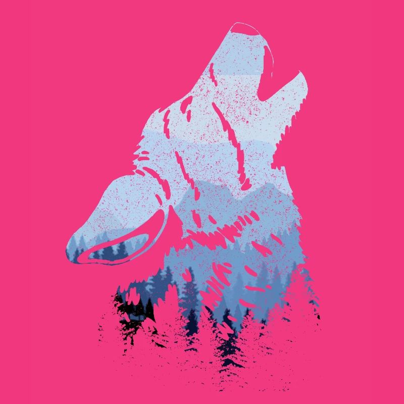 Heulender Wolf Geschenk