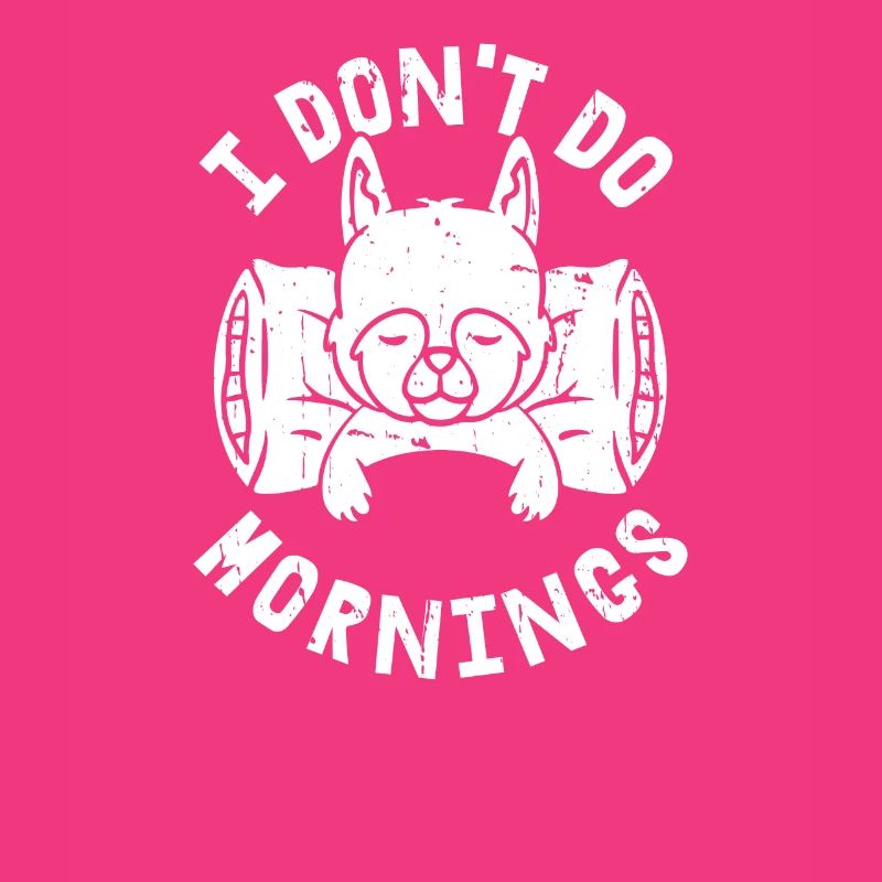 Schäferhund Witzig I Dont Do Mornings