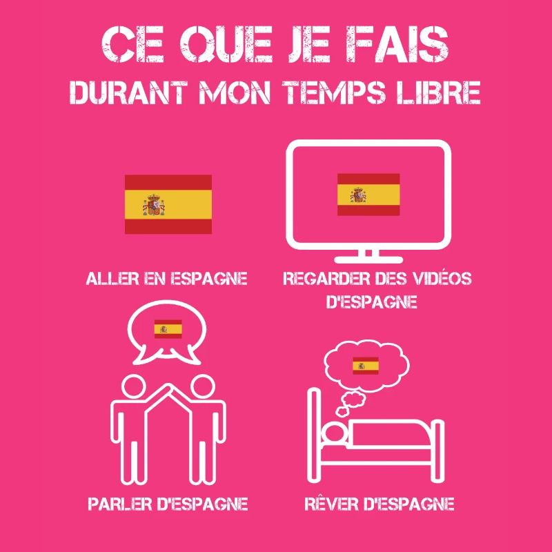 temps libre espagne drapeau
