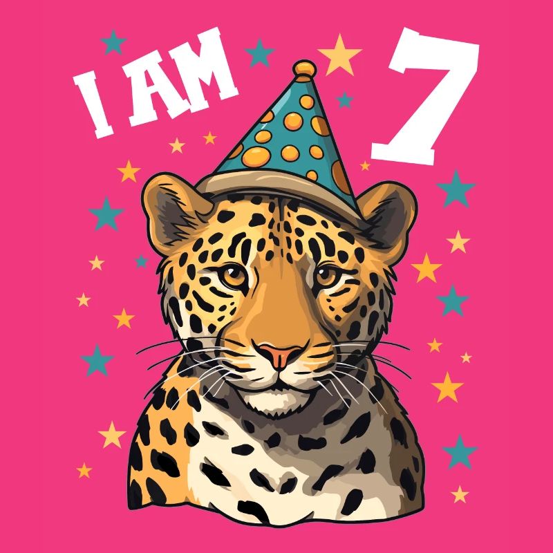 J’ai 7 ans Léopard Léopard 7ème anniversaire