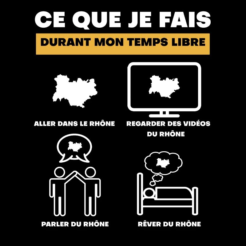 Rhône durant temps libre