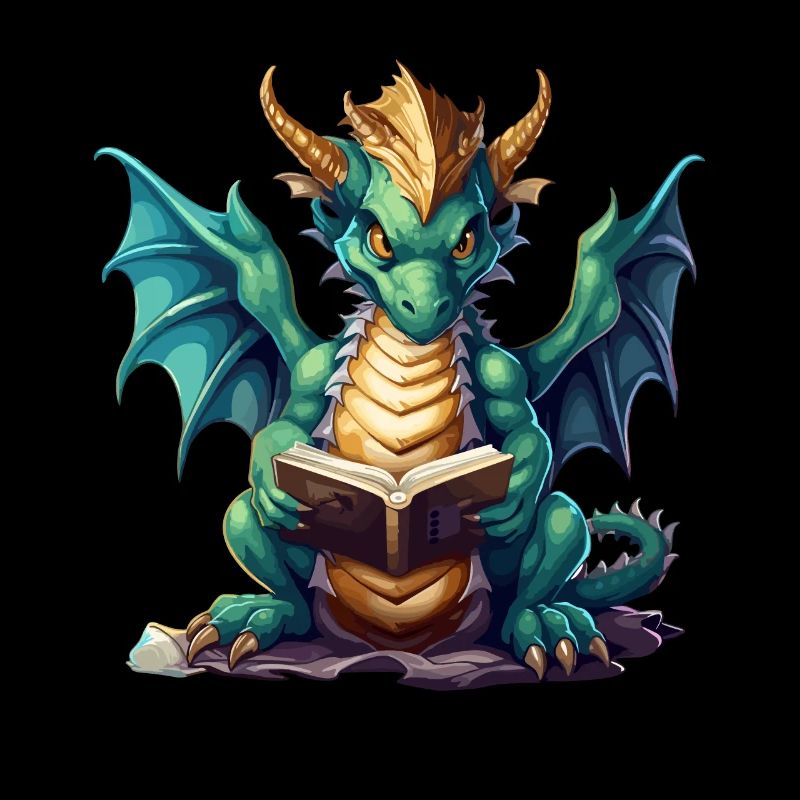 Dragons And Books Nerd Dragon Lovers
