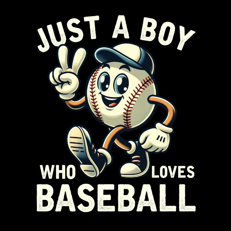 Juste un garçon qui aime les garçons de baseball hommes
