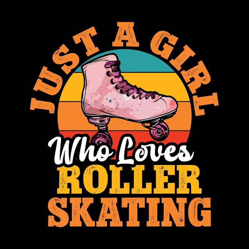 Rollerskates Funny 80er Roller Disco Skating