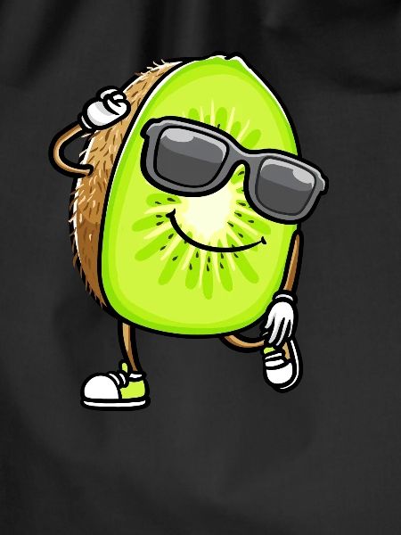 Dancing Kiwi with sunglasses