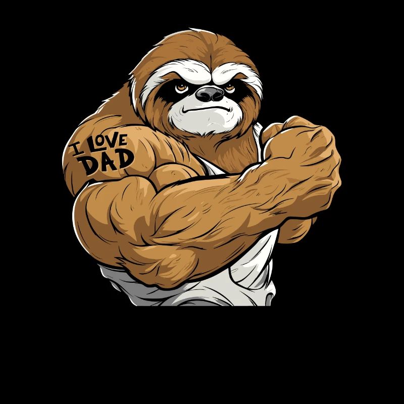 Sloth I Love Dad