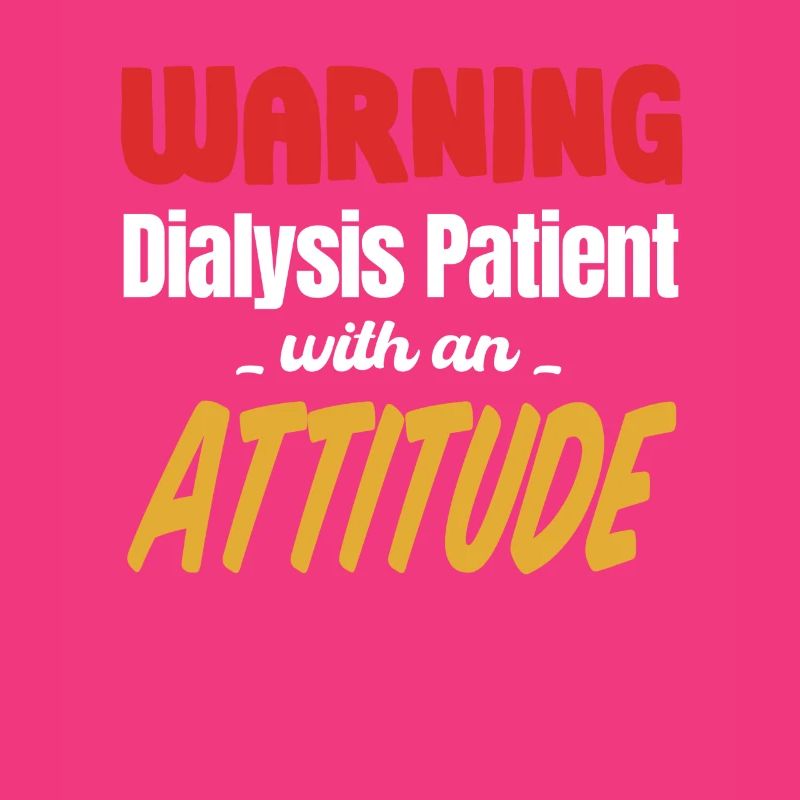 Warnung Dialysepatient Mit Einer Einstellung