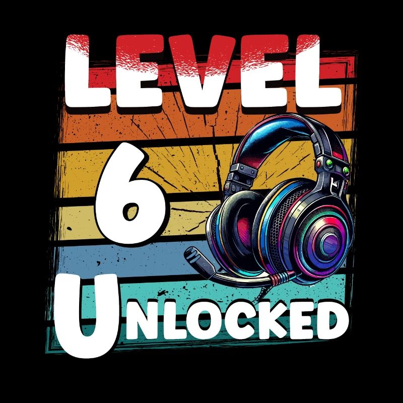 Gaming Geburtstag Level 6 freigeschaltet Zocker