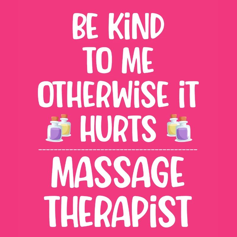 Be nice to me or it will hurt masseuse