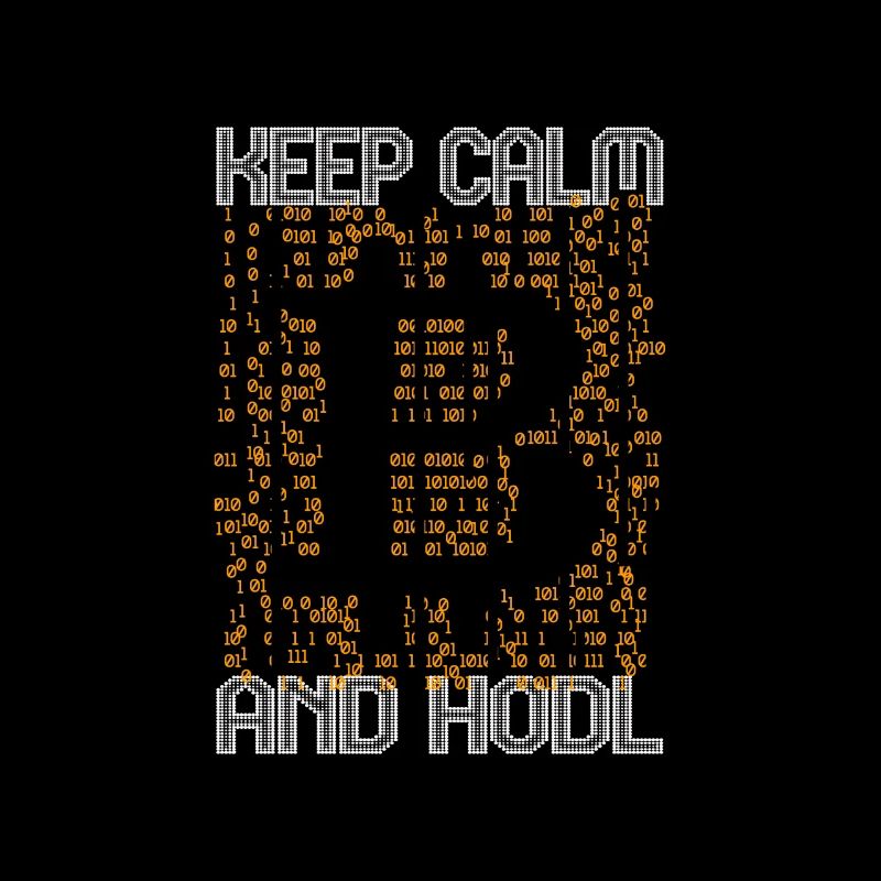 Hodl Crypto Bitcoin BTC Miner Blockchain Trader