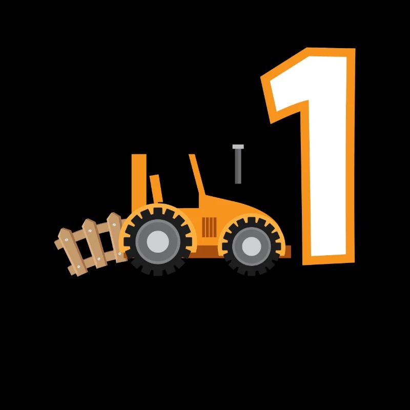 1. Geburtstag Traktor 1 Jahr Geburtstagsshirt