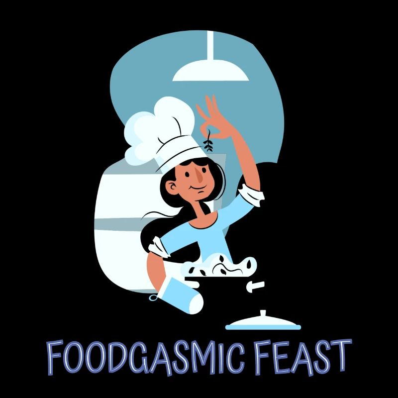 Chef Cook Kitchen Culinary Retro Bake Restaurant