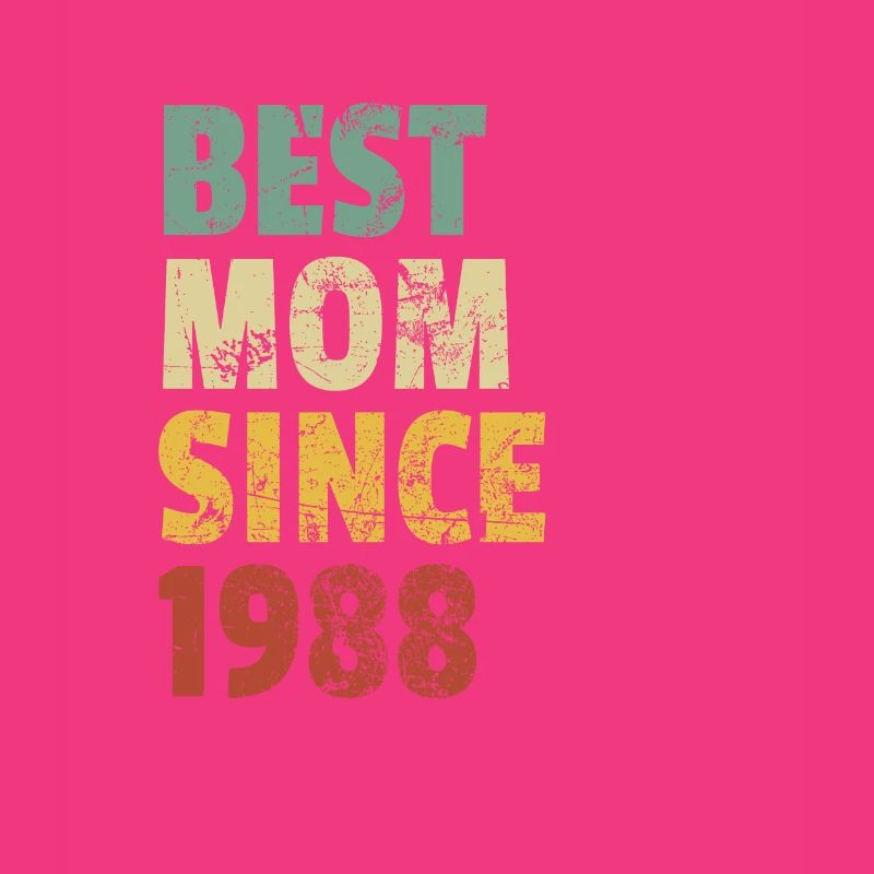 Beste Mutter seit 1988 Muttertags-Slogan-Zitat