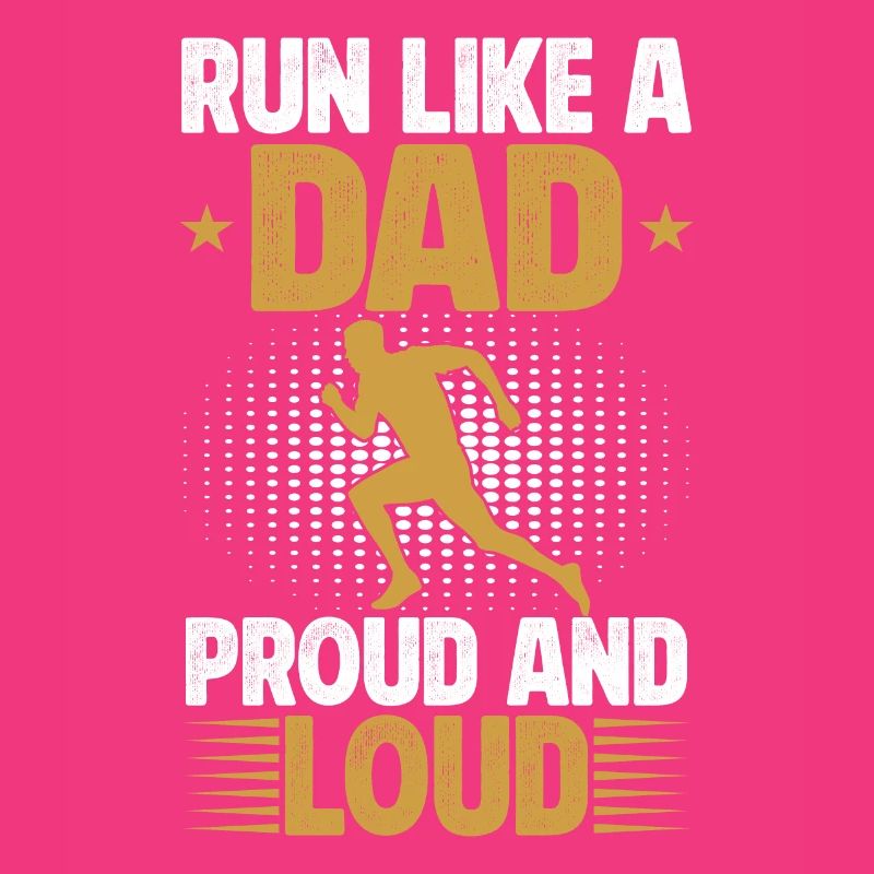 Running Dad Marathon Runner Trainer Marathoner