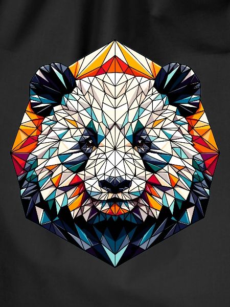 Panda in polygon representation