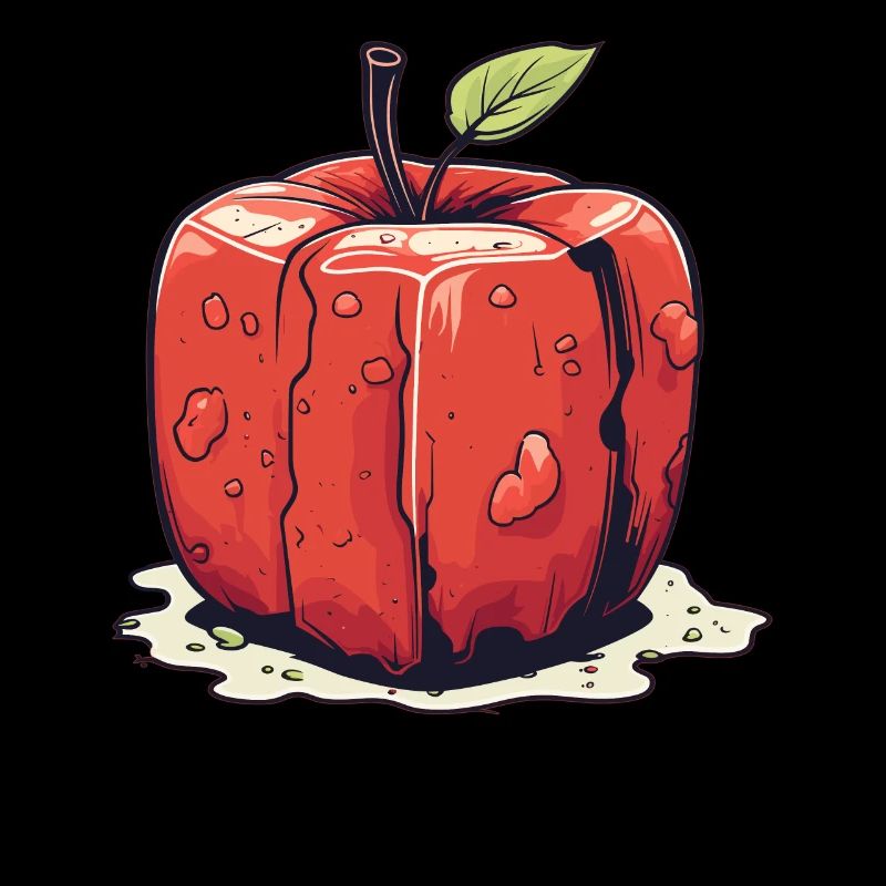 Würfel Apfel Cube Apple