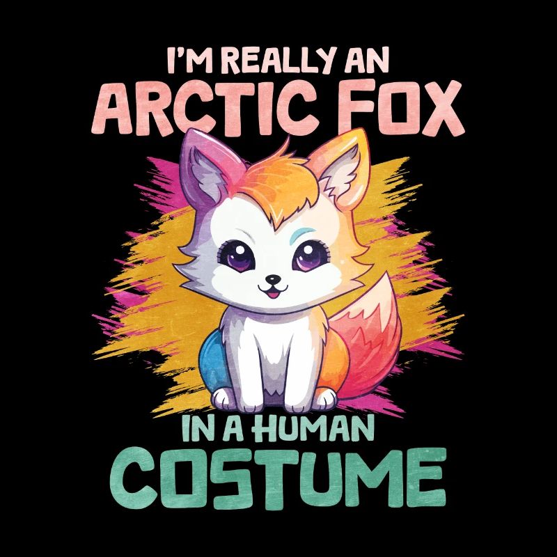 Cadeau mignon renard arctique