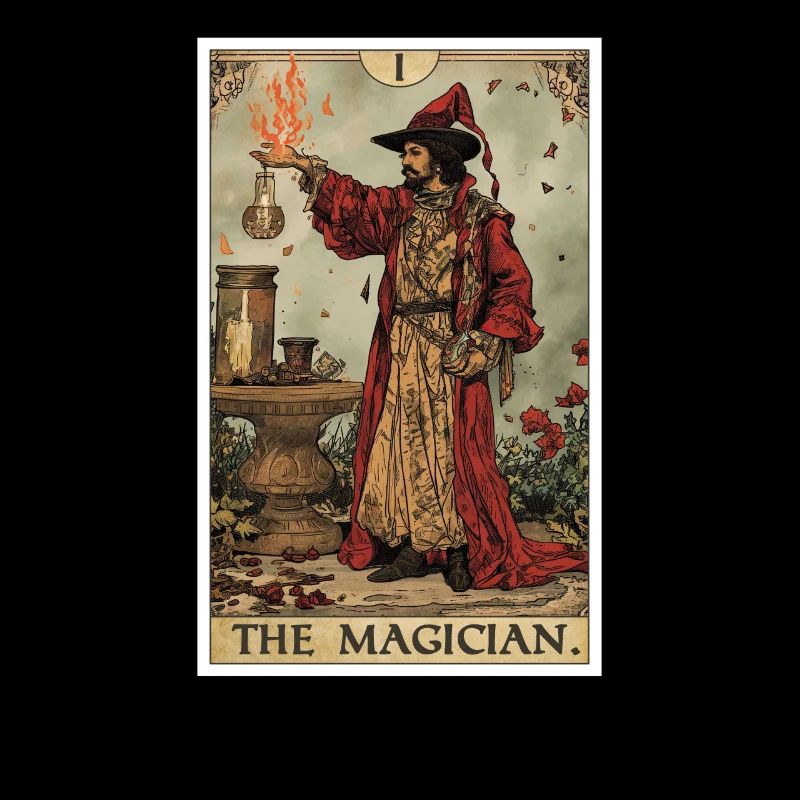Carte de Tarot Le Magicien Le Magicien