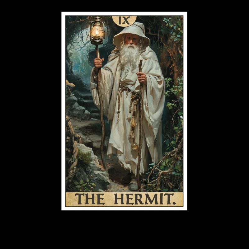Tarotkarten Tarotkarte The Hermit Der Eremit