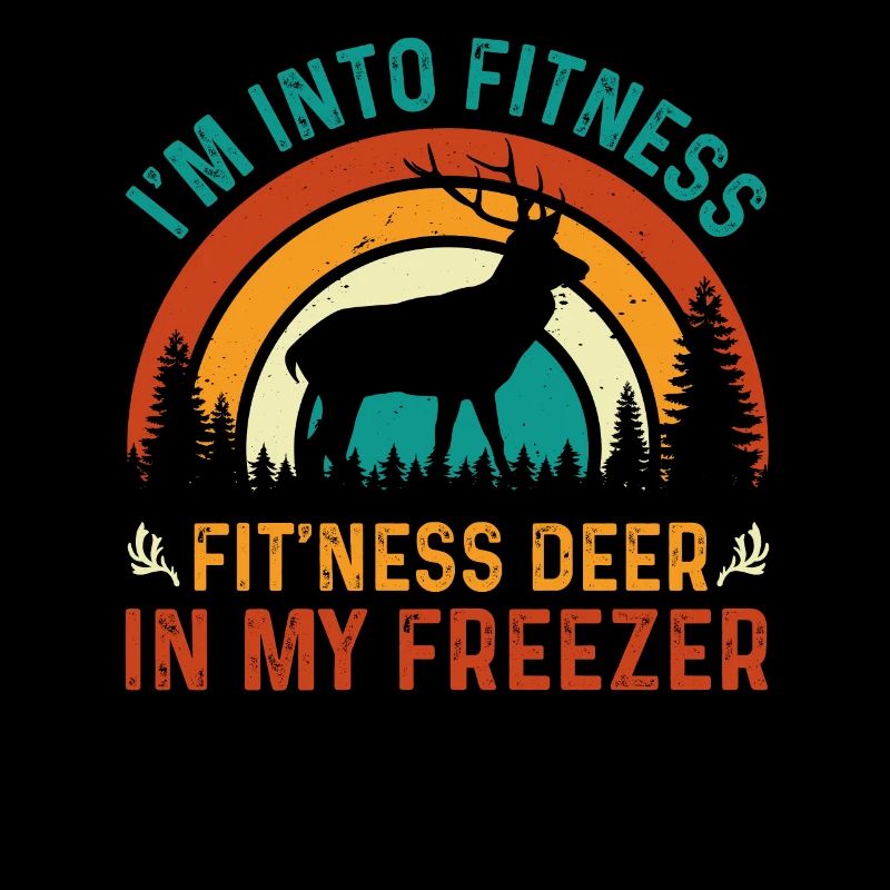 cerf de remise en forme dans mon freezter shir