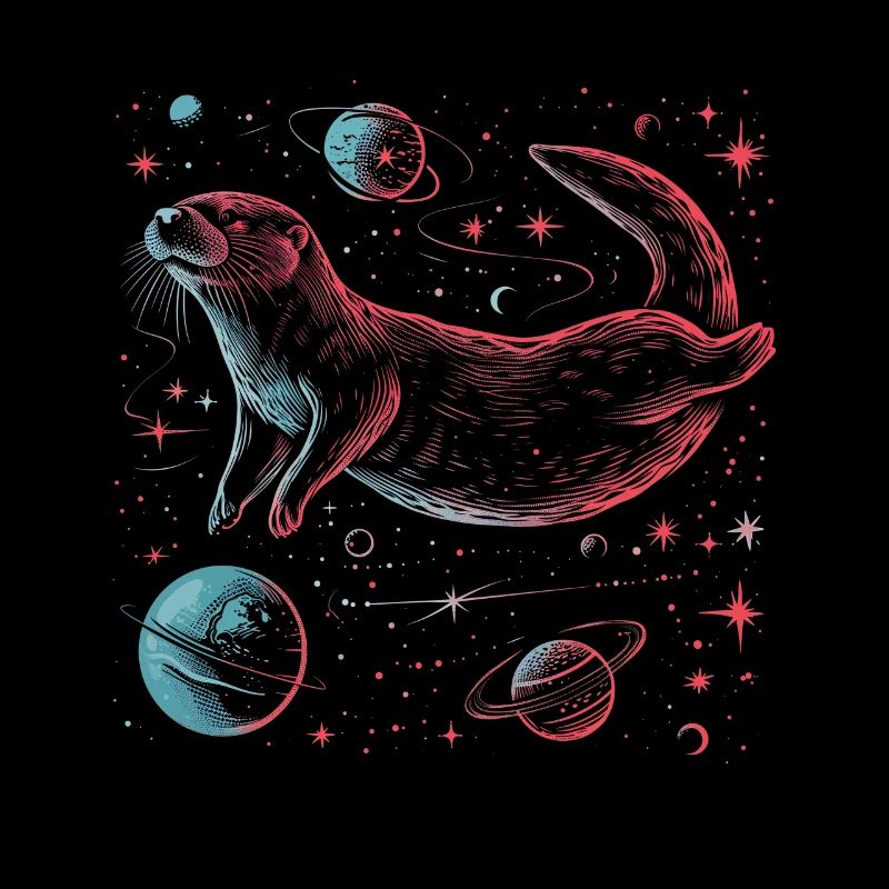 Otter Space Lustig Otter Astronaut