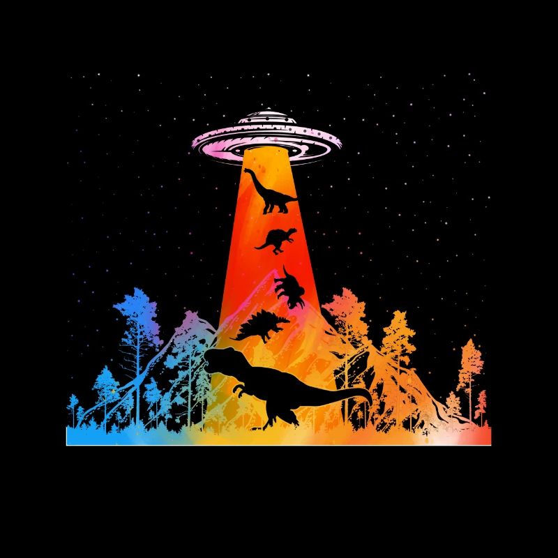 Alien Dinosaur UFO Abduction