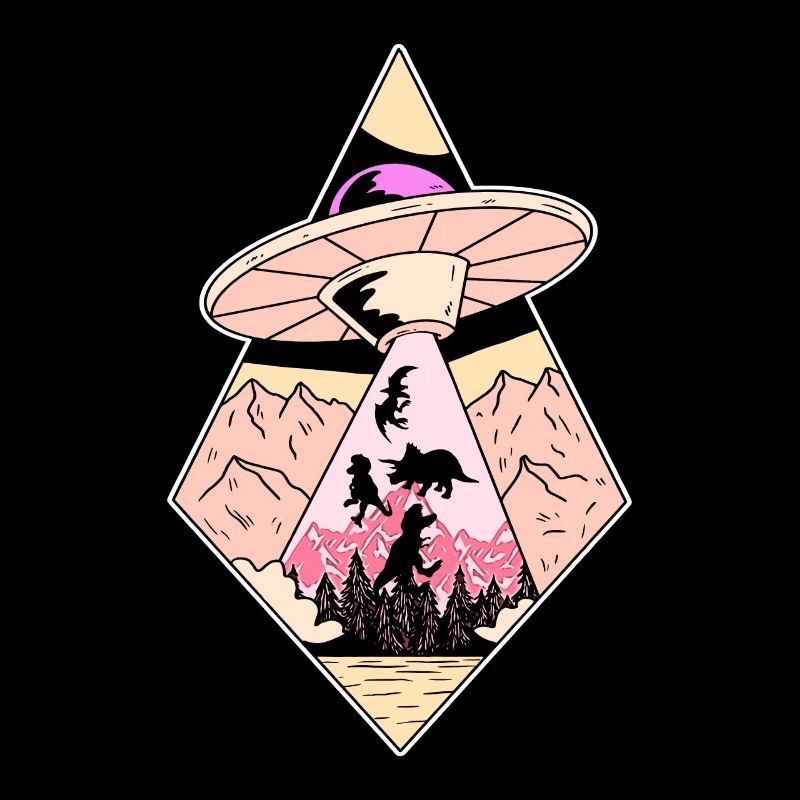 Alien Dinosaur UFO Abduction