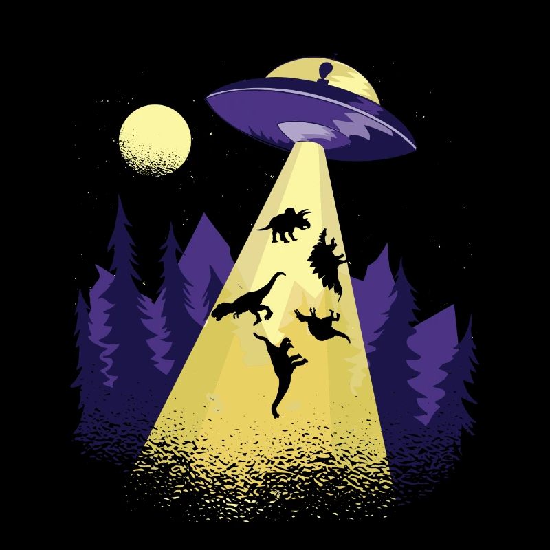 Alien Dinosaur UFO Abduction