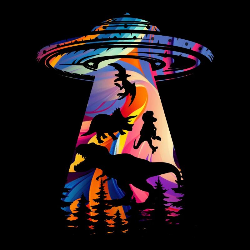 Alien Dinosaur UFO Abduction