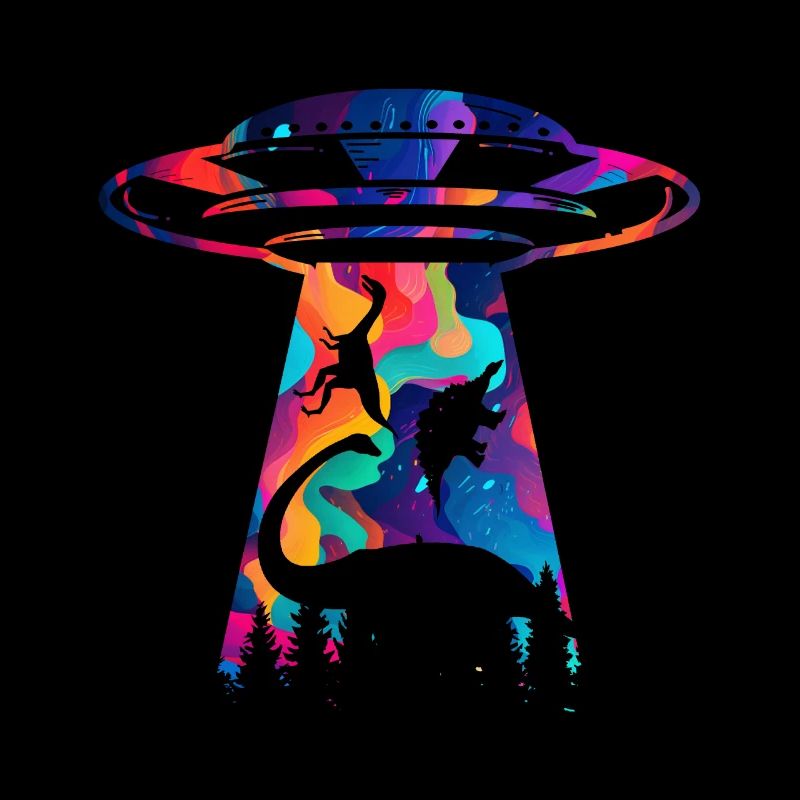 Alien Dinosaur UFO Abduction