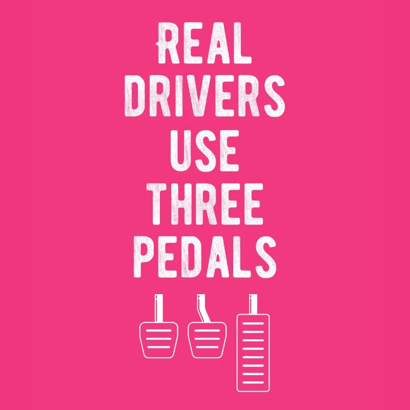 Real Riders Use Three Pedals Funnier