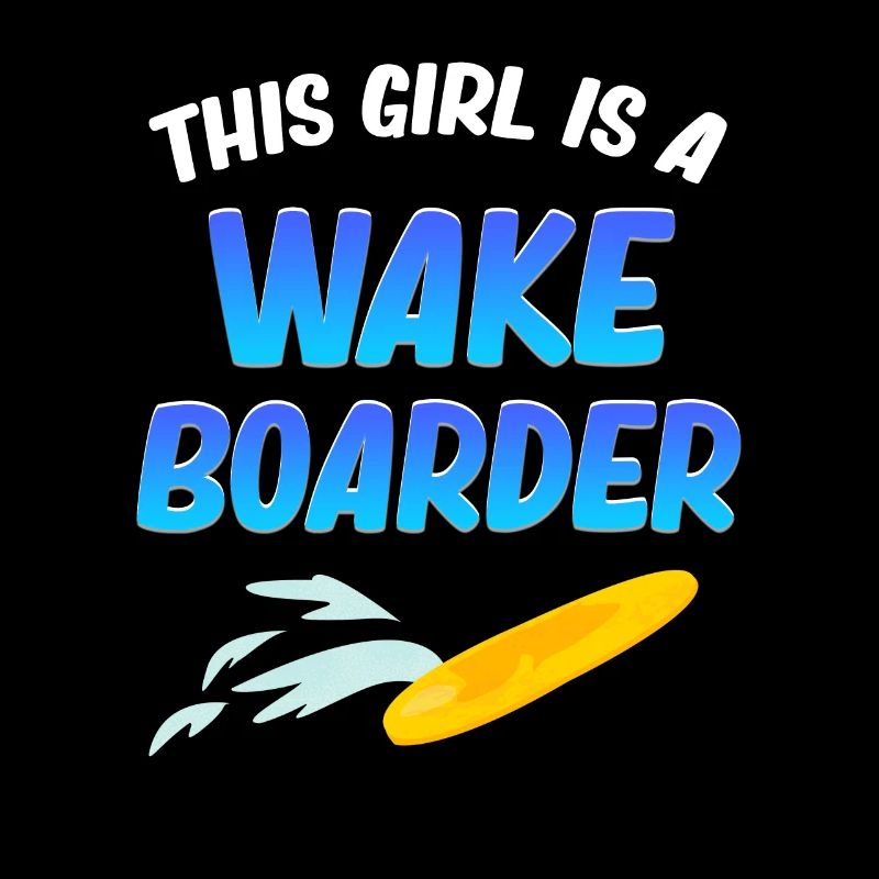 This girl is a wakeboarder who