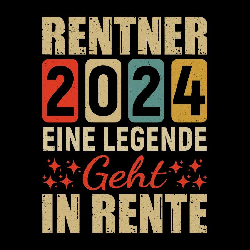 Rentner 2024 Eine Legende Geht In Rente Geschenke