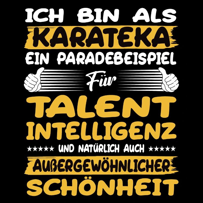 Karateka ein Paradebeispiel Karate