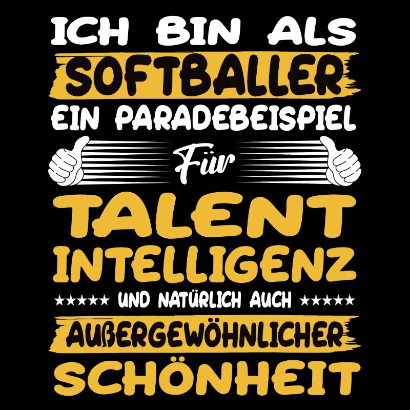 Softballer ein Paradebeispiel Softball