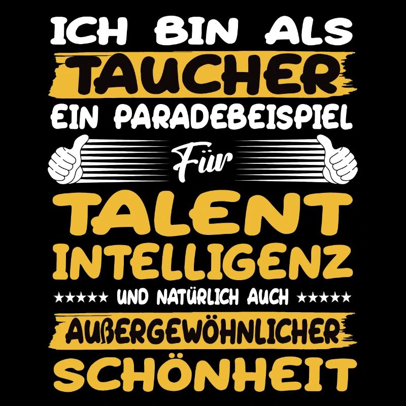 Taucher ein Paradebeispiel Tauchen