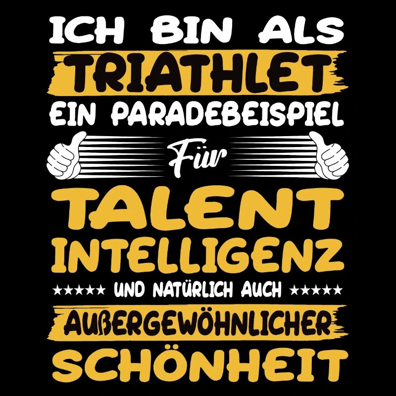 Triathlet ein Paradebeispiel Triathlet