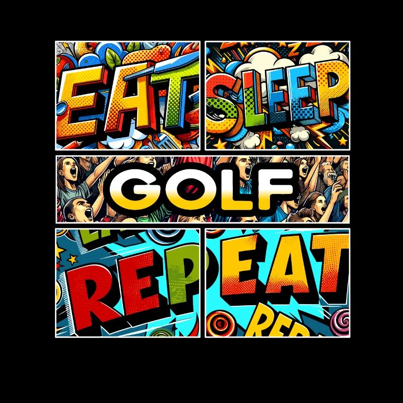 Eat sleep Golf repeat