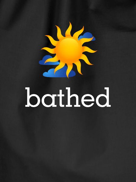 Bathed sunbathing lover summertime