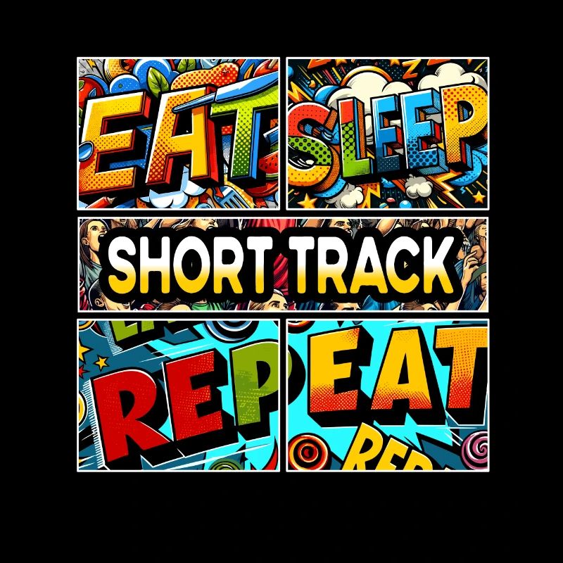 Eat sleep Short track repeat