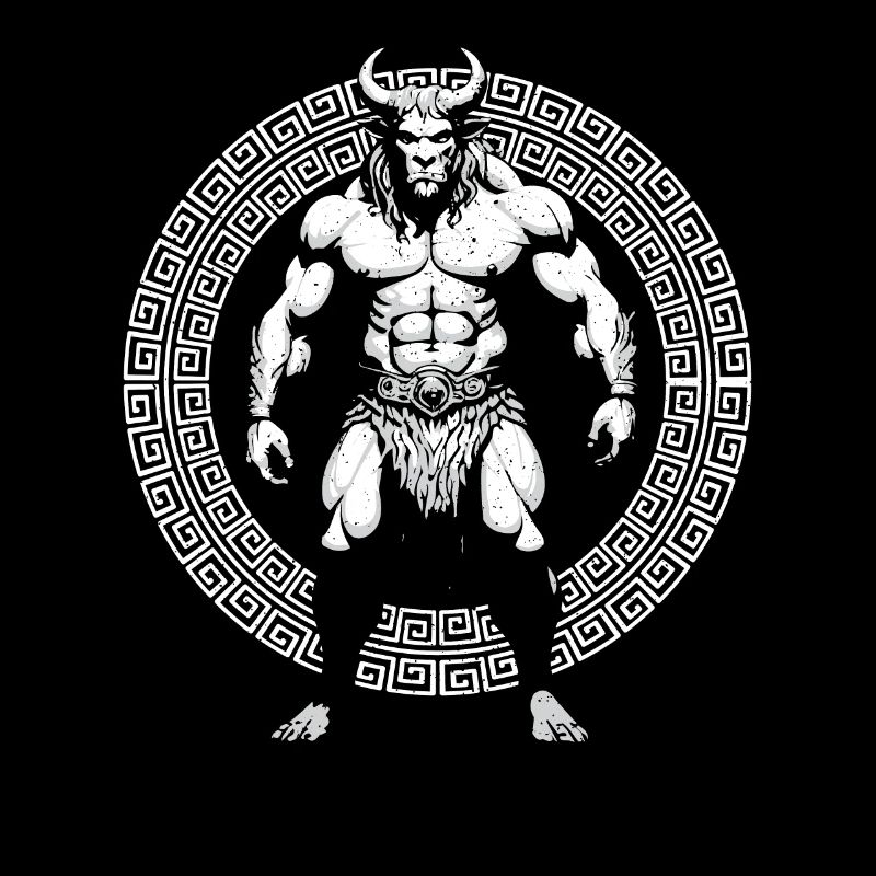 Halbbull-Minotaurus-Geschenk