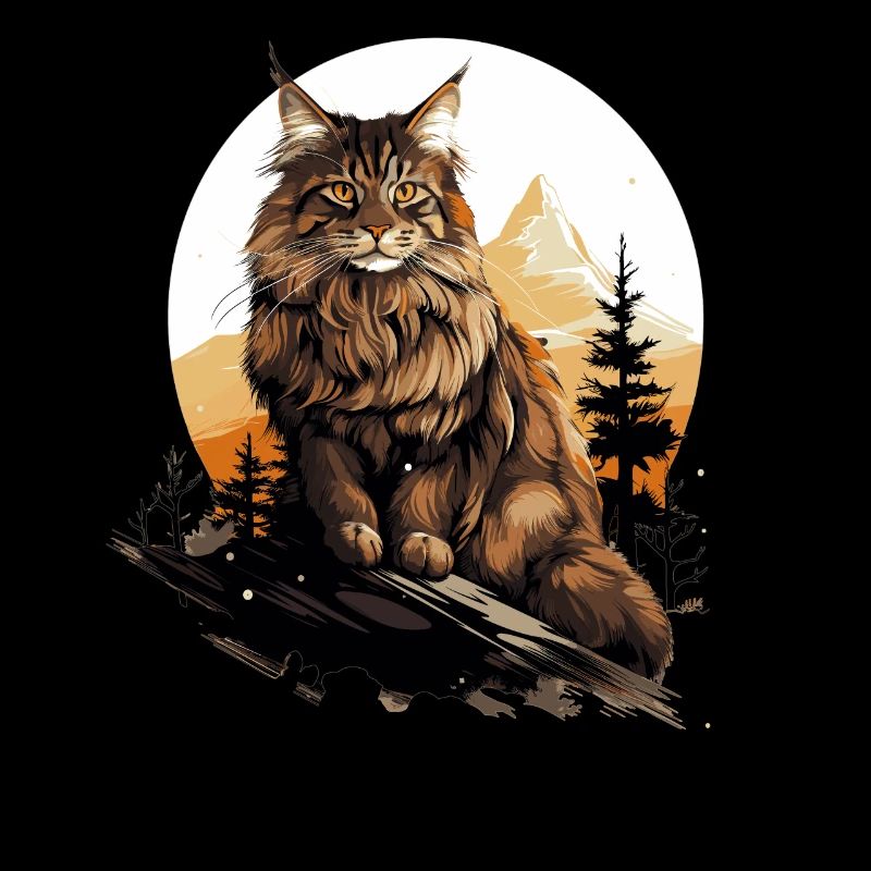 Maine Coon Kätzchen Maine Coon Katze