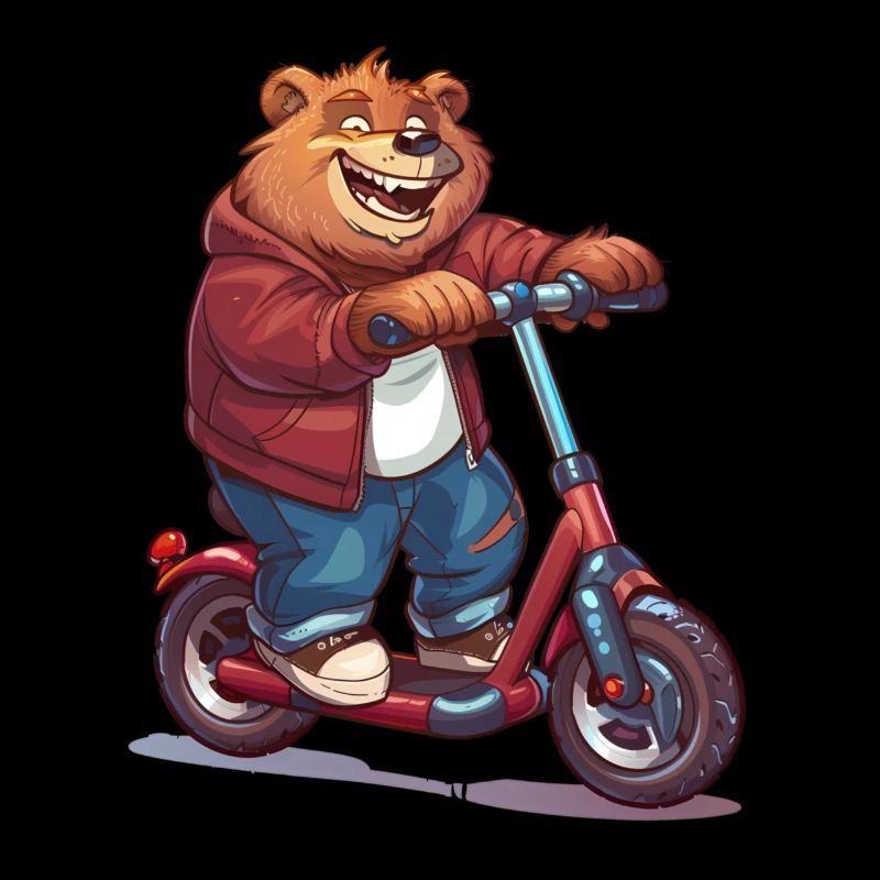 Trottinette de l’ours